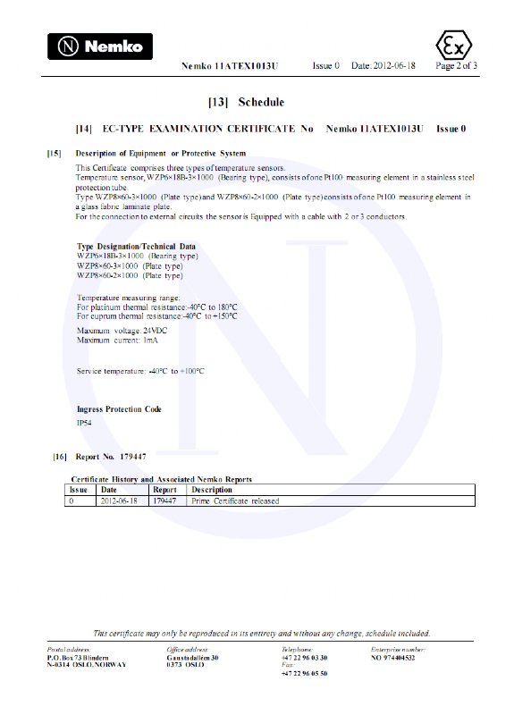 EC-TYPE EXAMINATION CERTIFICATE